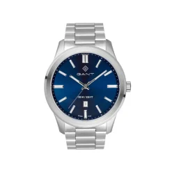 GANT – Bridgeton Herreklokke Stål/Blå 43 mm