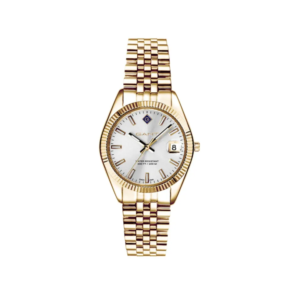 GANT – Sussex Mini i gullfarget stål – 28 mm