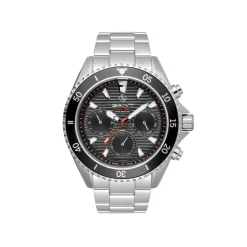 GANT – Waterville Adventurer herreklokke i stål/sort – 45mm