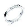 GD Forever – Hvitt gull-3 mm -med diamanter 0,09 ct.