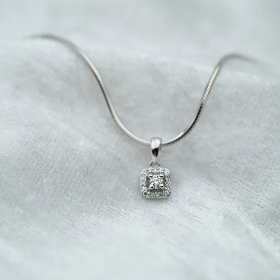 GD Forever – Anheng i hvitt gull med diamanter