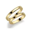 GD Forever – Gult gull-3 mm-Med diamantcut mønster- NB: pris pr stk.