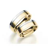 GD Forever – Gult gull/Hvitt gull-6 mm-NB: Pris pr ring
