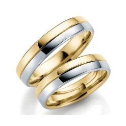 GD Forever – Gult gull/Hvitt gull-5 mm NB: pris pr stk.