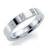 GD Forever – Hvitt gull- 4 mm- Med diamanter 0,12 ct WSI