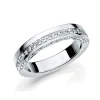 GD Forever – Hvitt gull-4 mm med diamanter 0,40 ct WSI