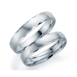 GD Forever – Hvitt gull-4 mm-Med diamantcut mønster- NB: pris pr stk.