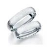 GD Forever – Hvitt gull-5 mm-Børstet overflate NB: pris pr stk.