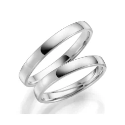 GD Forever – Hvitt gull-3 mm NB:Pris pr stk.