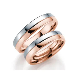GD Forever – Hvitt gull/Rosègull-5 mm- NB: pris pr stk.