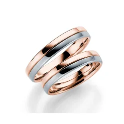 GD Forever – Hvitt gull/Rosègull-4 mm- NB: pris pr stk.