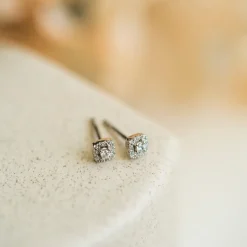 GD Forever – Ørepynt i hvitt gull med diamanter