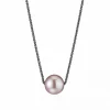 Gellner – Halssmykke med rosa Ming perle