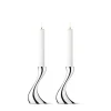 Georg Jensen – Cobra lysestake liten, 2 stk