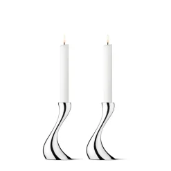 Georg Jensen – Cobra lysestake liten, 2 stk