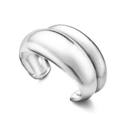 Georg Jensen – Curve Bangle medium i sølv