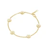 Georg Jensen – Daisy armbånd i forgylt sølv
