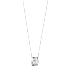 Georg Jensen – Fusion anheng i hvitt gull med 0,22 ct pavédiamanter