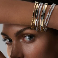 Georg Jensen – Fusion armbånd i hvitt gull med pavédiamanter