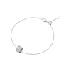 Georg Jensen – Fusion armlenke i 18k hvitt gull, pavert med diamanter
