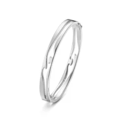 Georg Jensen – Fusion armring i 18k hvitt gull