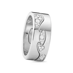 Georg Jensen – Fusion Cloud endering – 18k hvitt gull og diamanter