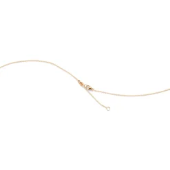 Georg Jensen – Fusion halssmykke med åpent anheng i 18k hvitt og rosegull med diamanter