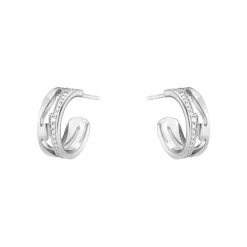 Georg Jensen – Fusion ørepynt i 18k hvitt gull, med diamanter