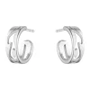 Georg Jensen – Fusion øreringer i hvitt gull