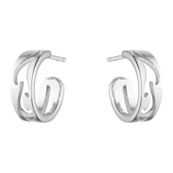 Georg Jensen – Fusion øreringer i hvitt gull