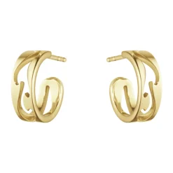 Georg Jensen – Fusion øreringer i gult gull