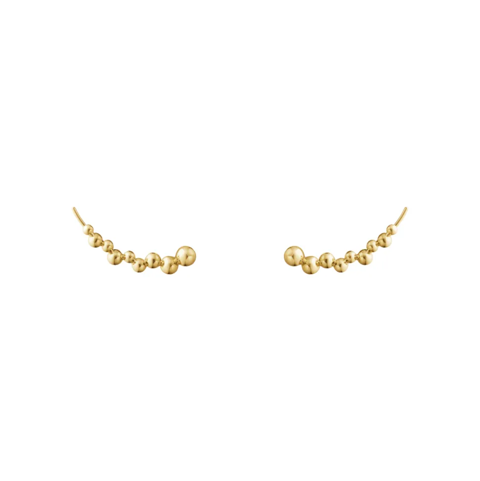 Georg Jensen – Grape earclimber i 18k gult gull
