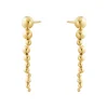 Georg Jensen – Grape lang ørepynt i 18k gult gull