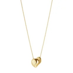 Georg Jensen – Hearts halssmykke i 18k resirkulert gult gull