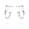 Georg Jensen – Infinity øreringer i sølv, liten