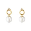 Georg Jensen – Magic ørepynt i gult gull med perler og diamanter