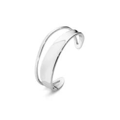 Georg Jensen – Marcia armring i sølv med diamanter
