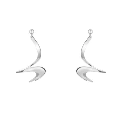 Georg Jensen – Möbius ørepynt i sølv