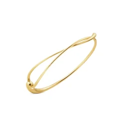 Georg Jensen – Mercy Bangle 18k gult gull – Medium