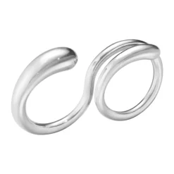 Georg Jensen – Mercy dobbel ring i sølv – Kun str 54/55 igjen