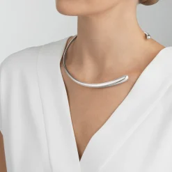 Georg Jensen – Mercy halsring i sølv