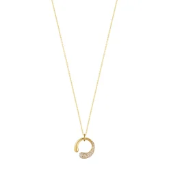Georg Jensen – Mercy halssmykke i gult gull med 0,33 ct diamanter