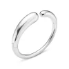 Georg Jensen – Mercy hengslet armring i sølv