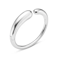 Georg Jensen – Mercy hengslet armring i sølv
