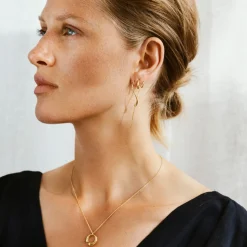 Georg Jensen – Mercy ørepynt i gult gull