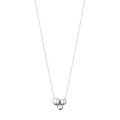 Georg Jensen – Moonlight Grapes halssmykke i oksidert sølv
