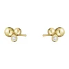 Georg Jensen – Moonlight Grapes ørepynt i gult gull med diamanter