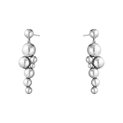 Georg Jensen – Moonlight Grapes ørepynt i oksidert sølv