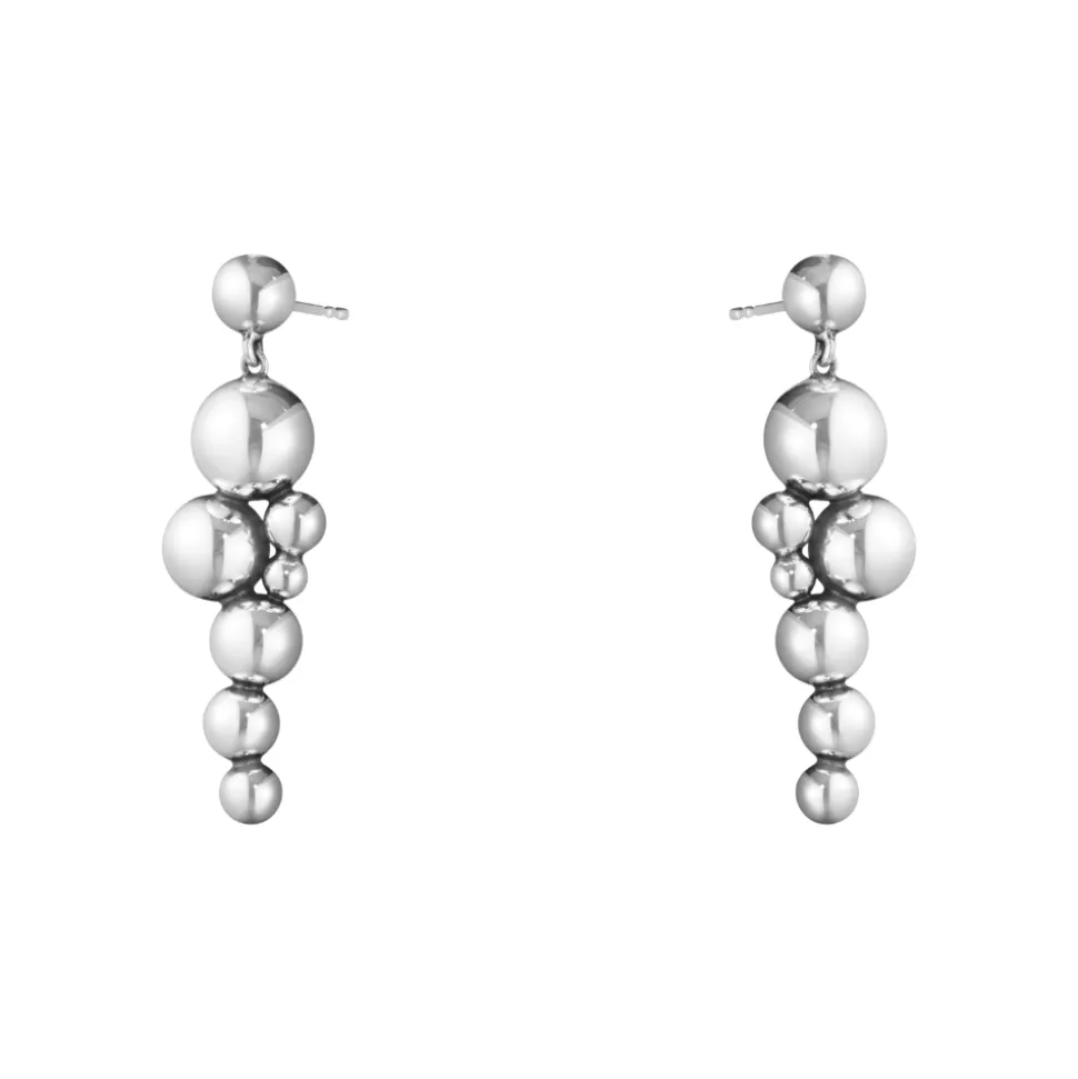 Georg Jensen – Moonlight Grapes ørepynt i oksidert sølv
