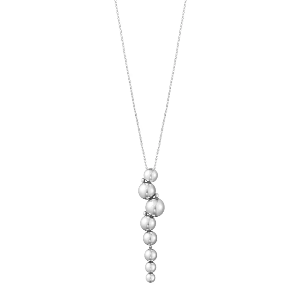 Georg Jensen – Moonlight Grapes halssmykke i oksidert sølv